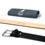 Black Premium Leather Belt - Trendy Style for Men