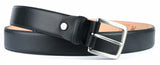 Black Premium Leather Belt - Trendy Style for Men