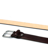 Premium brown leather belt for elegant style
