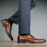 Bourne Monk Strap Tan