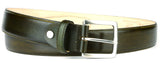 Elegant Olive Green Leather Belt for a Stylish Look