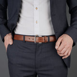 Authentic Leather Belt Elegant Design Tan
