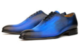 Benson Wholecut Shoe in exclusive Custom Patina Blue for a stylish look