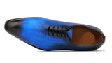 Benson Wholecut Shoe in exclusive Custom Patina Blue for a stylish look