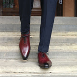 Benson Wholecut Oxford in Elegant Oxblood Finish