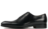 Ellington Wholecut Brogue Inlaid Leather Shoes - Elegant Black Design