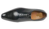 Ellington Wholecut Brogue Inlaid Leather Shoes - Elegant Black Design