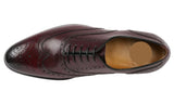 Cambridge Wingtip Oxford Brogue Oxblood